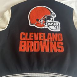 XL Cleveland Browns Varsity Jacket 