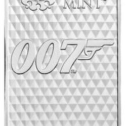 James Bond Silver Bar 007