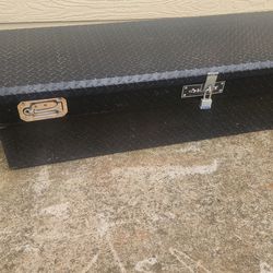 Matte Black Aluminum Full Size Crossbed Truck Tool Box