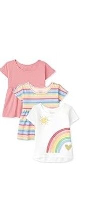 5T The Children Place Girls Short Sleeve Qty 3