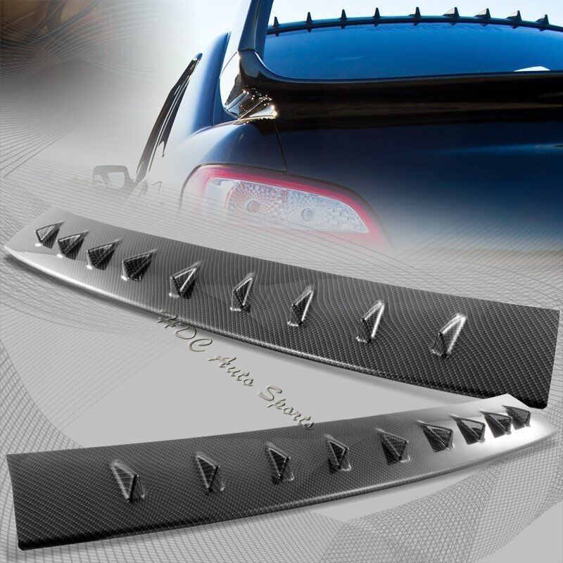 For 2002-2007 Subaru Impreza Carbon Fiber Style MR Shark Fin Rear Roof Spoiler -(2-SPR-A-002B-CF