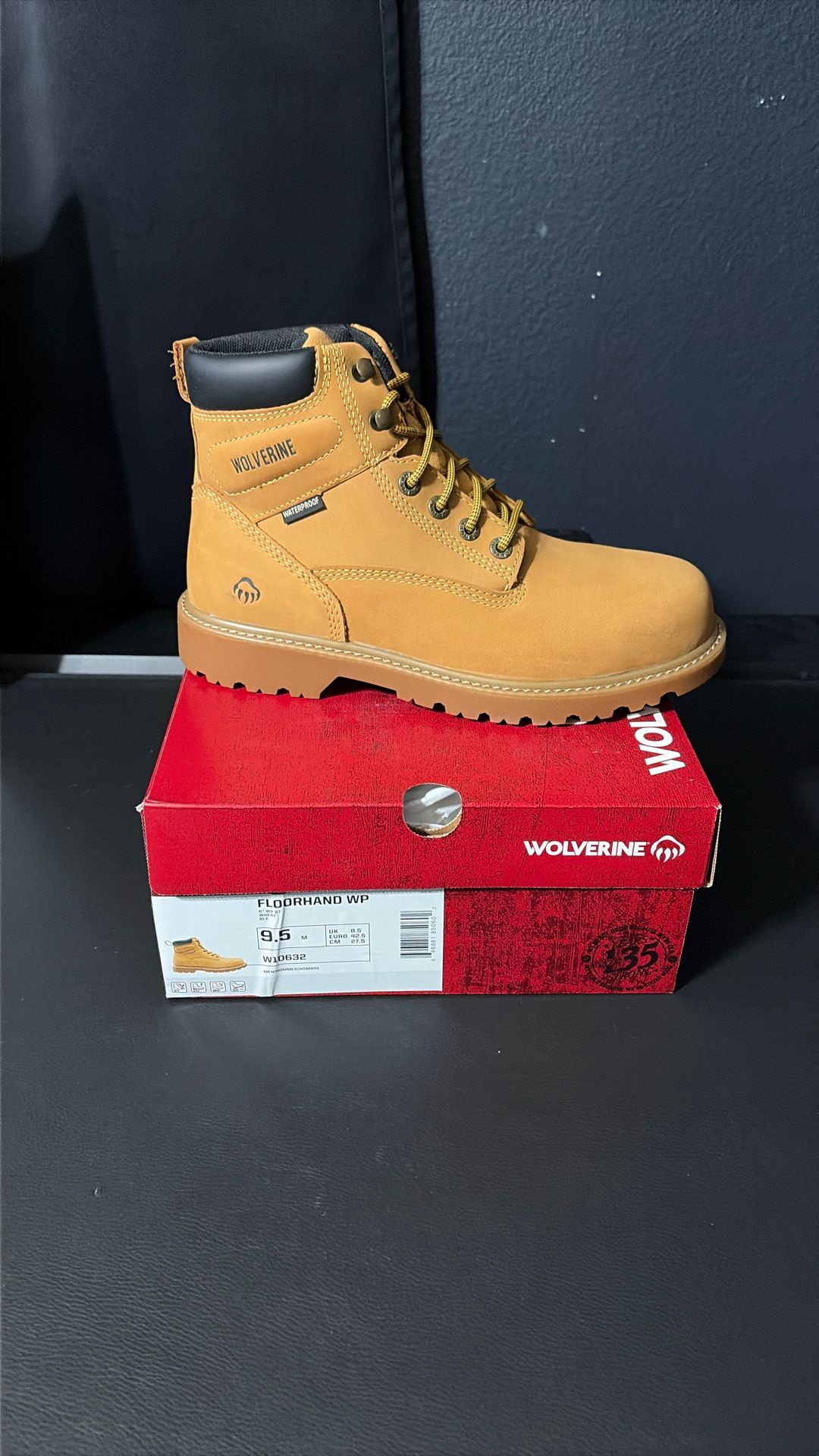 Brand New Work Boots - Wolverine Floorhand WP Size 9.5