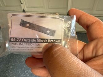 Outside mirror bracket for 69-72 GM car