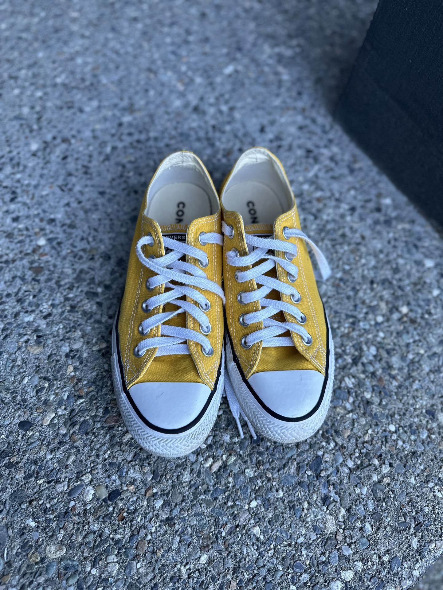 Yellow Converse Shoe 