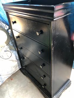 Dresser with mirror