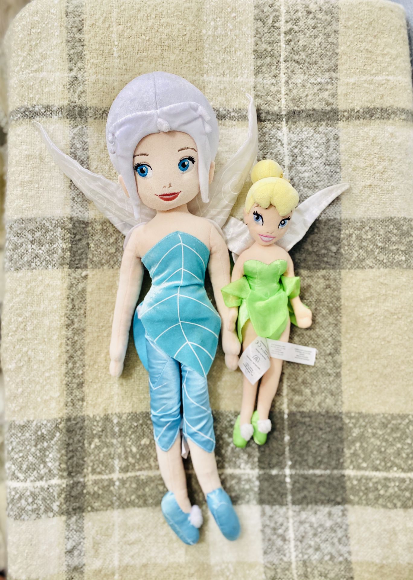 Disney Periwinkle & Tinker plush dolls
