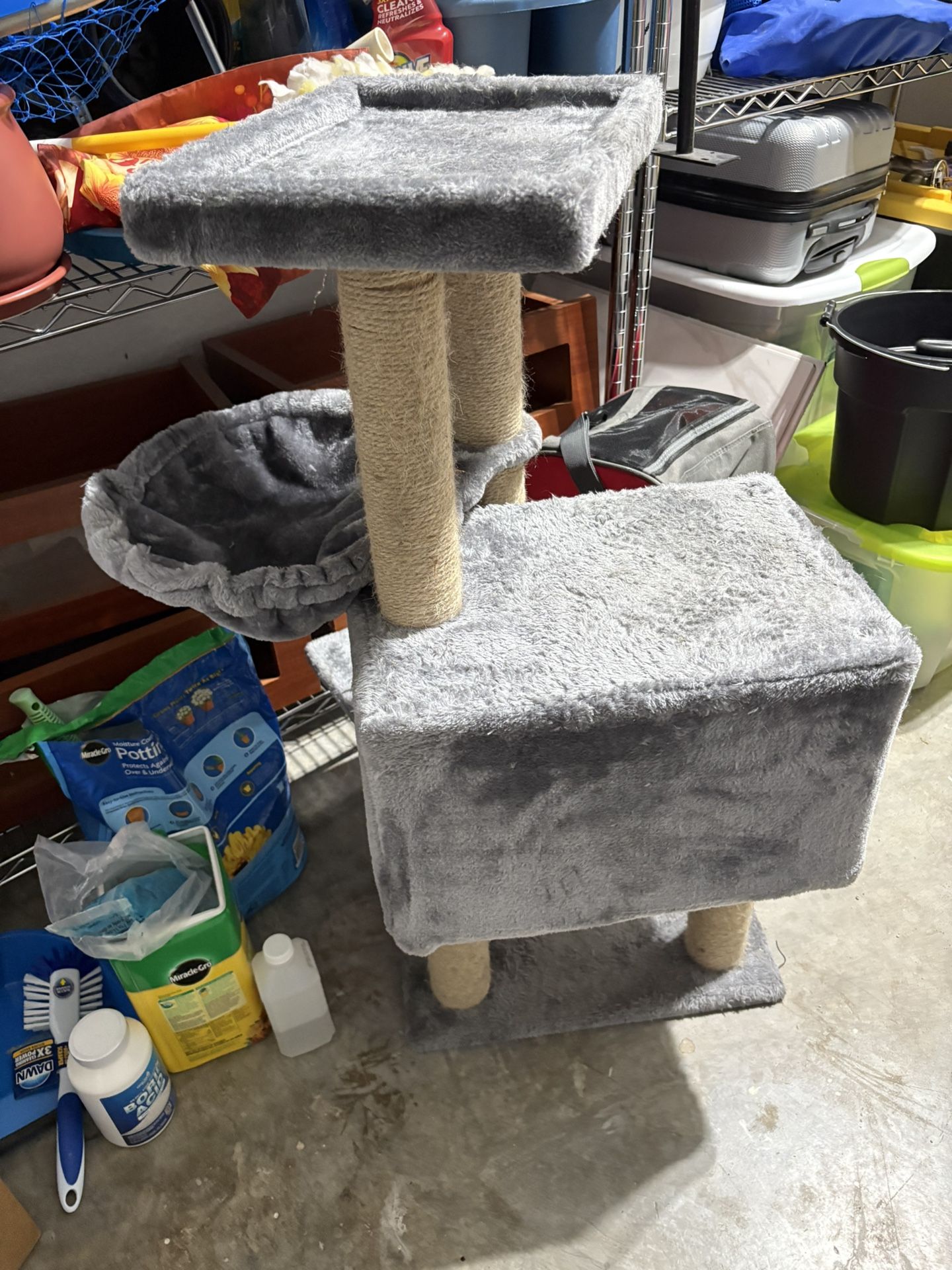 Cat Litter And Cat Tree