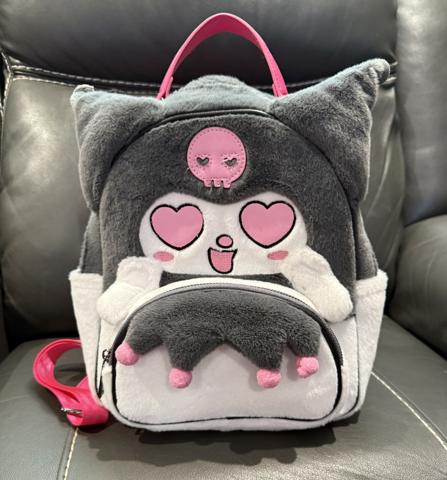 Sanrio‎ Kuromi Heart Eyes Figural Mini Backpack Exclusive Sanrio Kuromi Heart Eyes Figural Mini Backpack Exclusive  main image 2