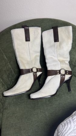 Dolce & Gabbana Pony Hair Harness Heeled Boots