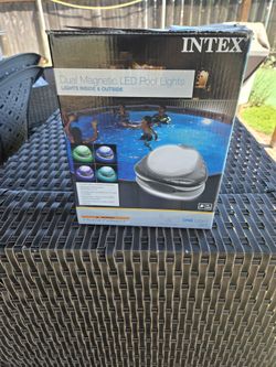 Dual Magnetic LED Pool Lights - Lights Inside & Out