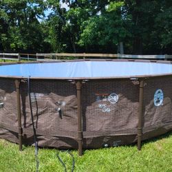 18ft 48in Pool With Supplies Included Never Used 