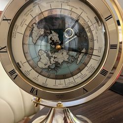 Seiko World Globe Quartz Desk Clock