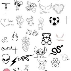 Free Small Tattos  Lmk 