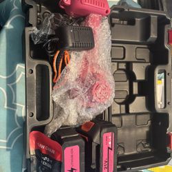 3 Brand new 6 inch cordless chainsaw with case