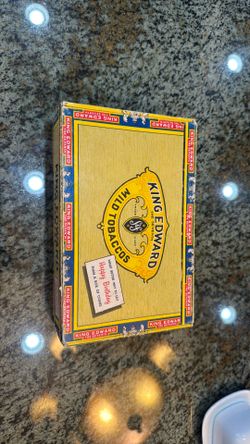 King Edward imperial cigar box mild tobaccos