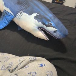 Long Shark Open Mouth Plushie 