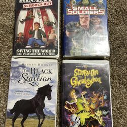 4- wonderful VHS movies 