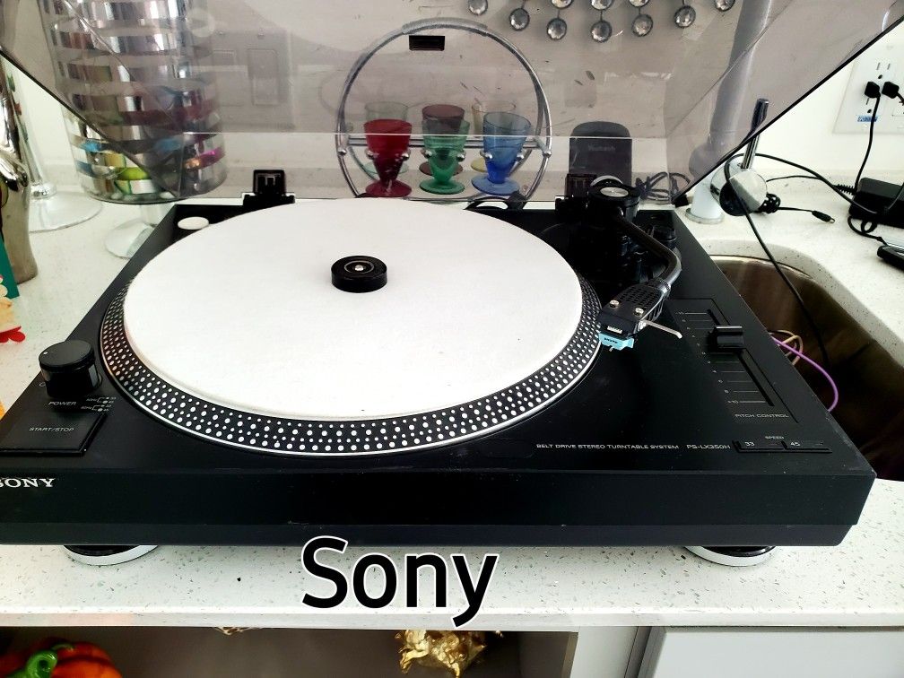 Sony Turntable Located In Palm Springs