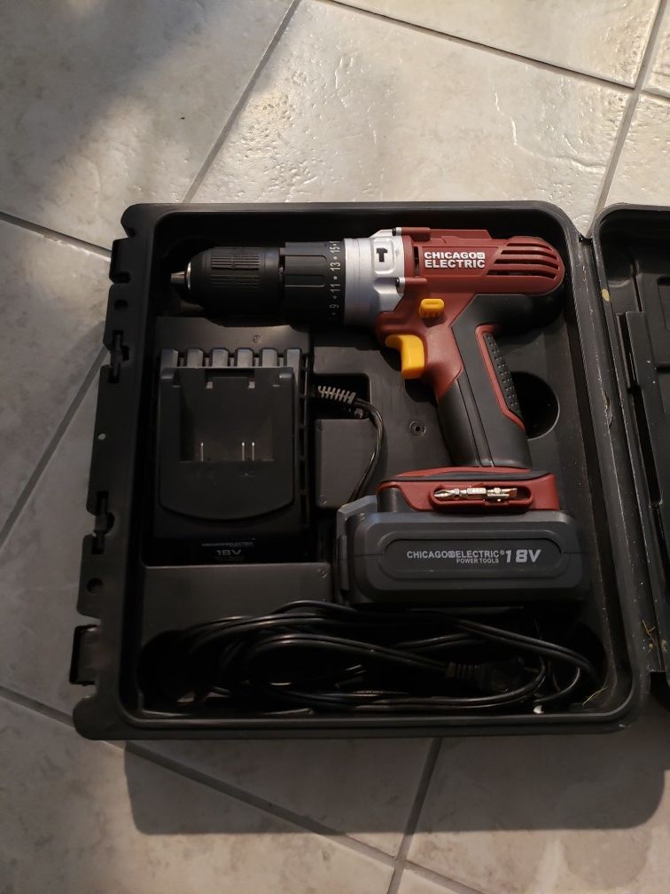 Chicago Electric Drill 18v