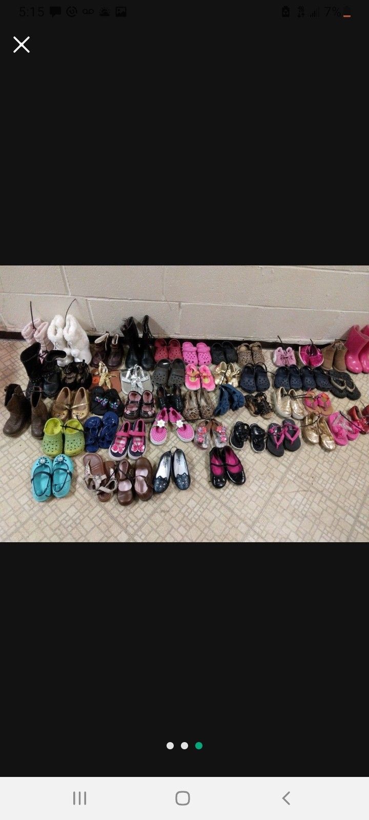 48 Pairs Of Girls Shoes 