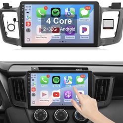 Leadfan Car Radio for Toyota RAV4 2013-2018 Stereo Compatible with JBL Audio Receiver Wireless CarPlay Android Auto, 9 Inch Touchscreen BT WiFi GPS Na