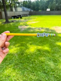 3D Printed Custom Pencil Name Wrap