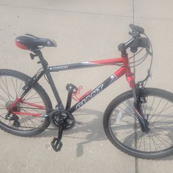 GIANT BOULDER 19"FRAME ALTUS SHIMANO EQUIPPED TUNED UP AND READY 26X1.95 TIRES 