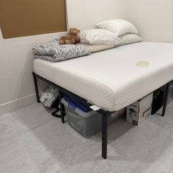 Full Size Memory Foam Bed With Bed Frame