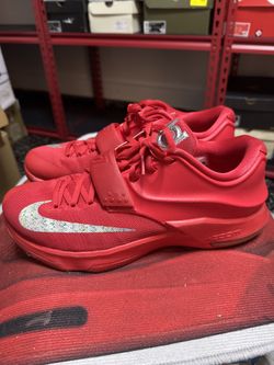 🔥 Nike KD 7 Global Game Christmas Red 🔴🎄 Size 11 👟 Clean Used 🔥
