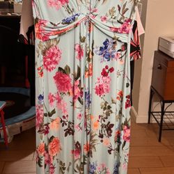 Long Floral Dress