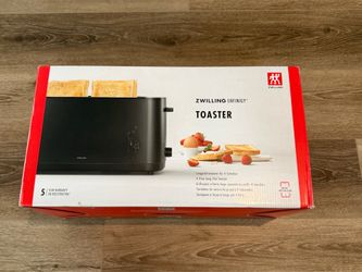 Brand New ZWILLING Enfinigy, 4-Slice Long Slot Toaster, Extra Wide
