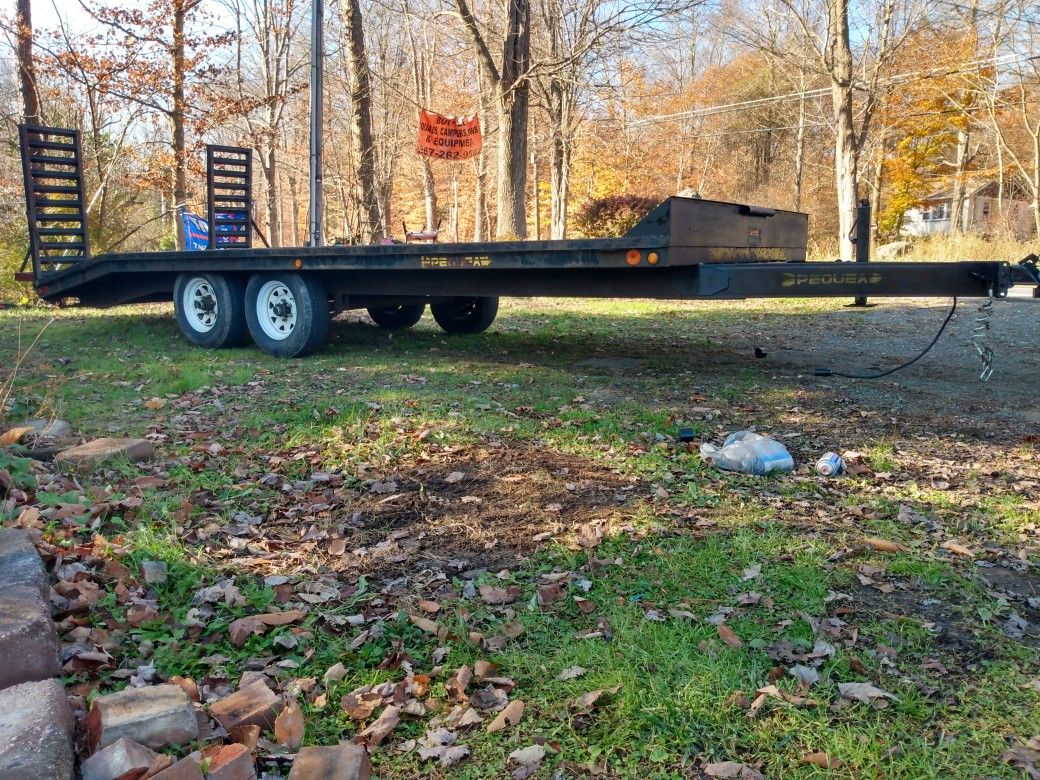 1997 Lowboy PEQUEA 20 Ft Dove Tail