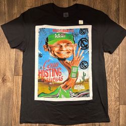 WWE Men's John Cena Is Hosting In Las Vegas WrestleMania 42 Shirt Size Large