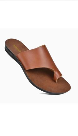 Aerosoft - Daffodil Bunion Brown Sandals For Women. Size 10