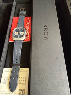 Brew Retrograph Technicolor Watch (Dead Stock)