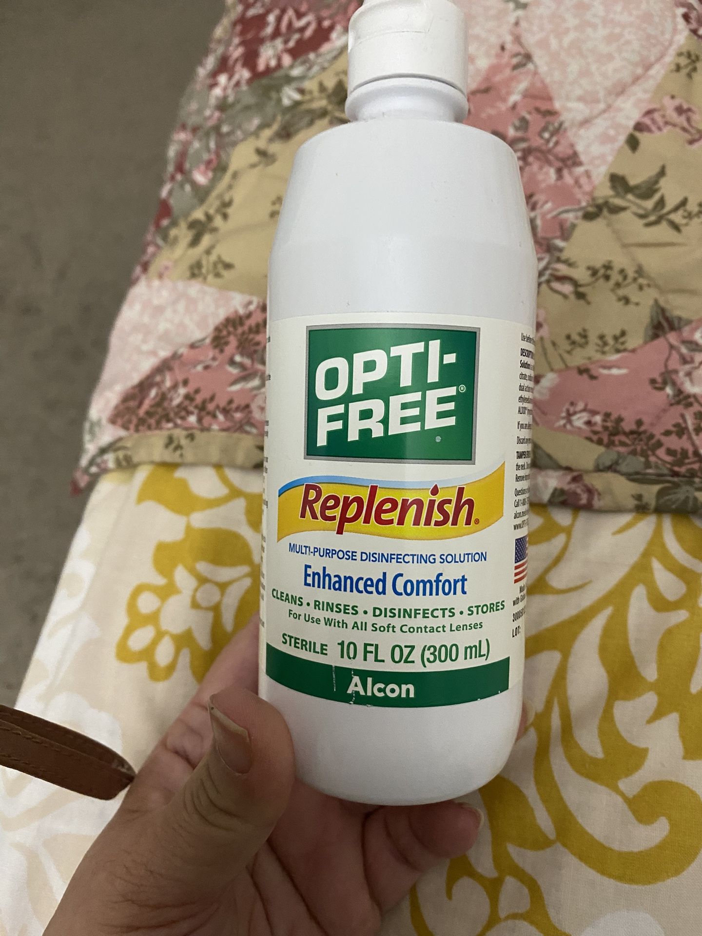 Contact Lenses Cleaner Used