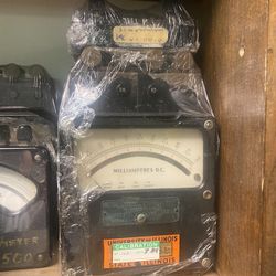 Lot Of 14 Vintage Meters Weston, Simpson, Westinghouse