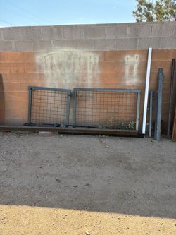 Fence doors