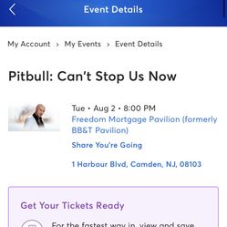 Pitbull Tickets Can’t Stop Us Now Tour