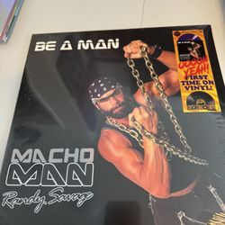 Macho Man Randy Savage Be A Man LP Record Store Day Remastered Purple Vinyl RSD