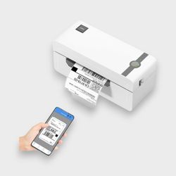 JADENS 268BT Bluetooth Thermal Shipping Label Printer + Label Bundle (Like New)