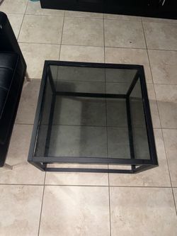 Black coffee table