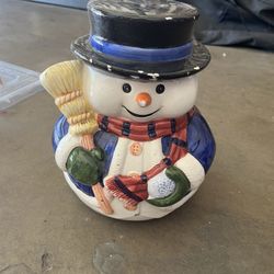 Snowman Cookie Jar