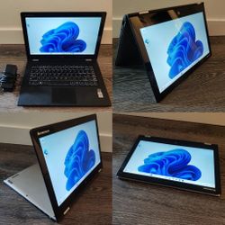 Lenovo Yoga 2 14" 3K Touchscreen 2in1 Laptop - Intel Core i7 3.0ghz, 8gb Ram, NEW 256gb SSD, Windows 11, Backlit Keys, Light Gaming HD GPU