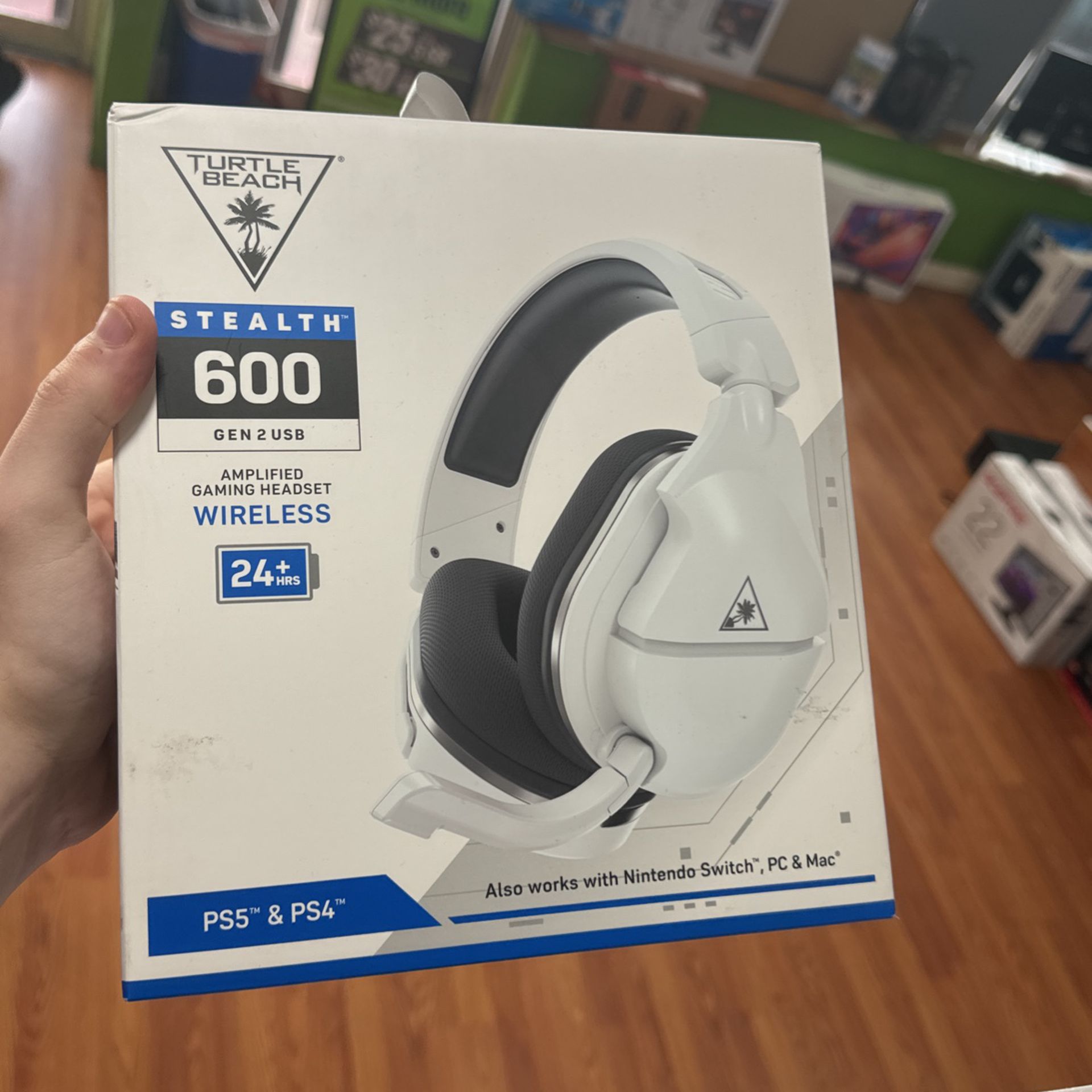 Turtle Beach - Stealth 600 Gen 2 USB Wireless Amplified Video Gaming Headset for PS5, PS4 - White Brand New 