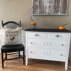 vintage dresser refinished