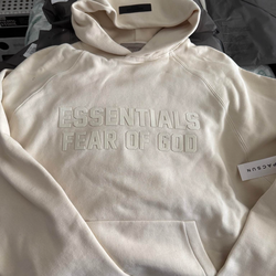 Cream essentials hoodie