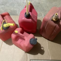 Gas Cans   $3 Each.  All 4 for $10