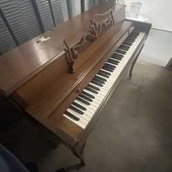 Melville Clark Upright Piano + Bench – Great Deal!