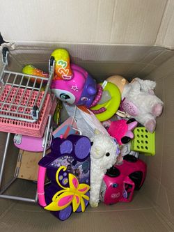Large lot of girls toys